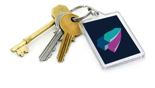 Image of keys on a keychain