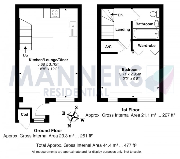 Floorplans For Mount Hermon Road, Woking