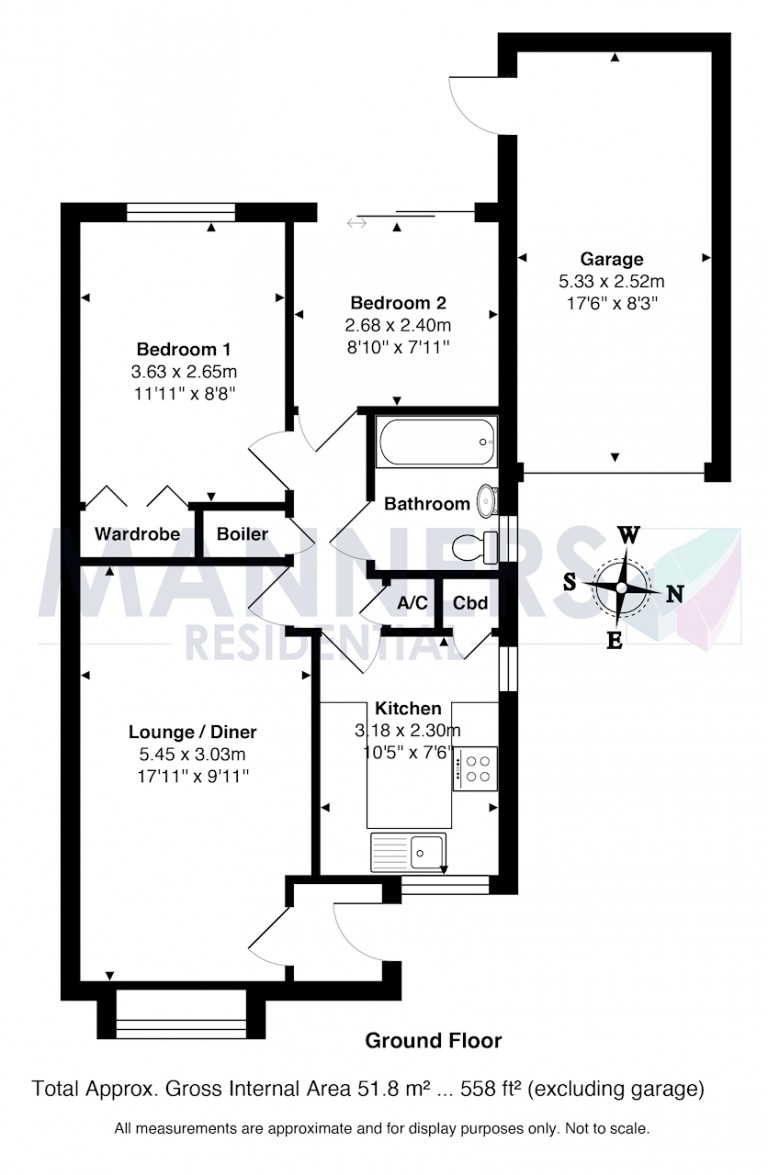 Floorplans For Tolvaddon Close, Woking