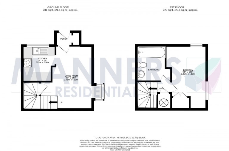 Floorplans For Hawkswell Walk, Woking