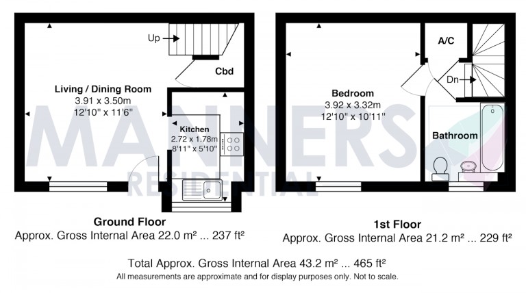 Floorplans For Weybrook Drive, Guildford