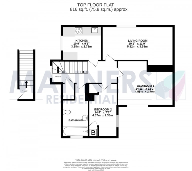 Floorplans For Wych Hill Lane, Woking