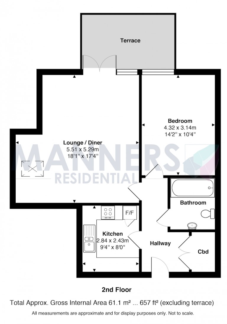 Floorplans For Vale Farm Road, Woking