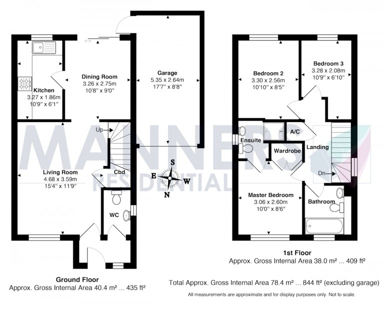 Floorplans For Little Riding, Woking