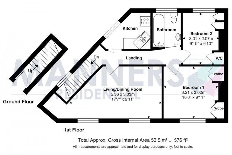 Floorplans For Kingfield Road, Woking