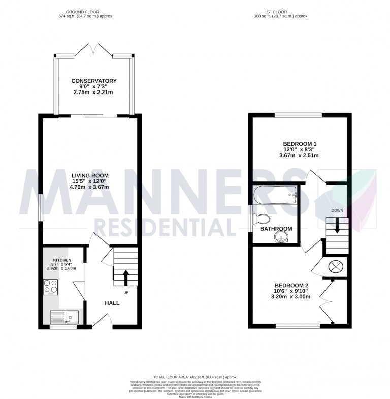 Floorplans For Old School Place, Woking