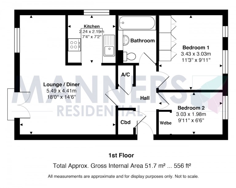 Floorplans For Wych Hill Park, Woking