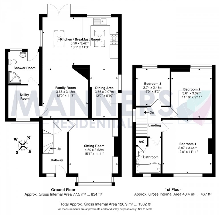 Floorplans For Goldsworth Road, Woking