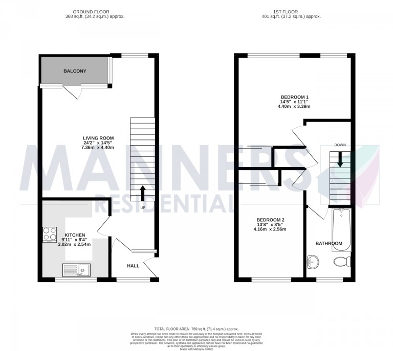 Floorplans For Radstone Court, Woking