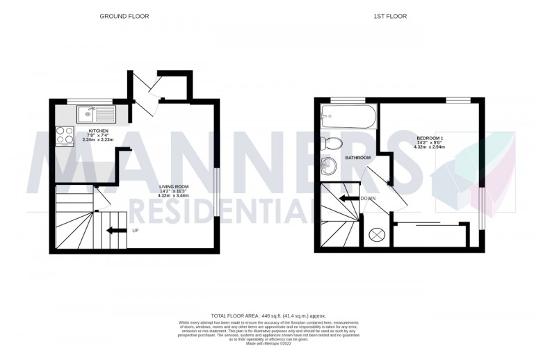 Floorplans For Hawkswell Walk, Woking