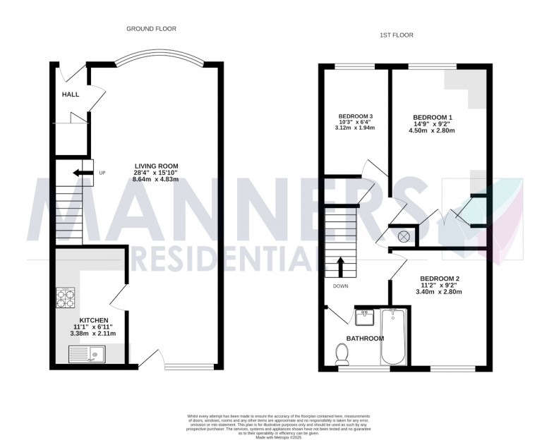Floorplans For Broomhall End, Woking