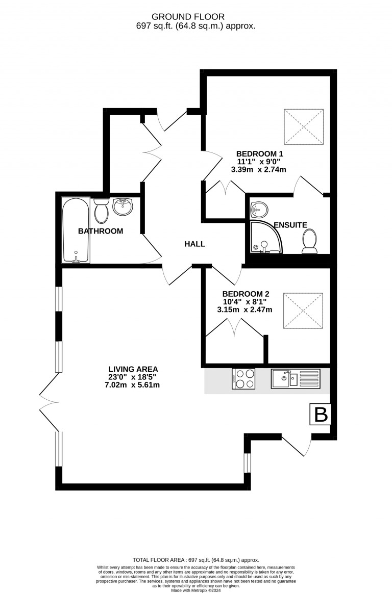 Floorplans For Church Road, Windlesham