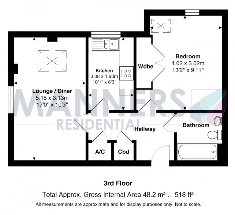 Floorplans For Heathside Road, Woking