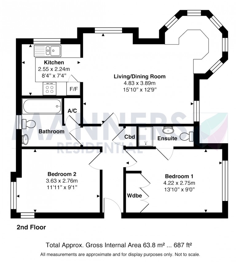 Floorplans For Burleigh Gardens, Woking