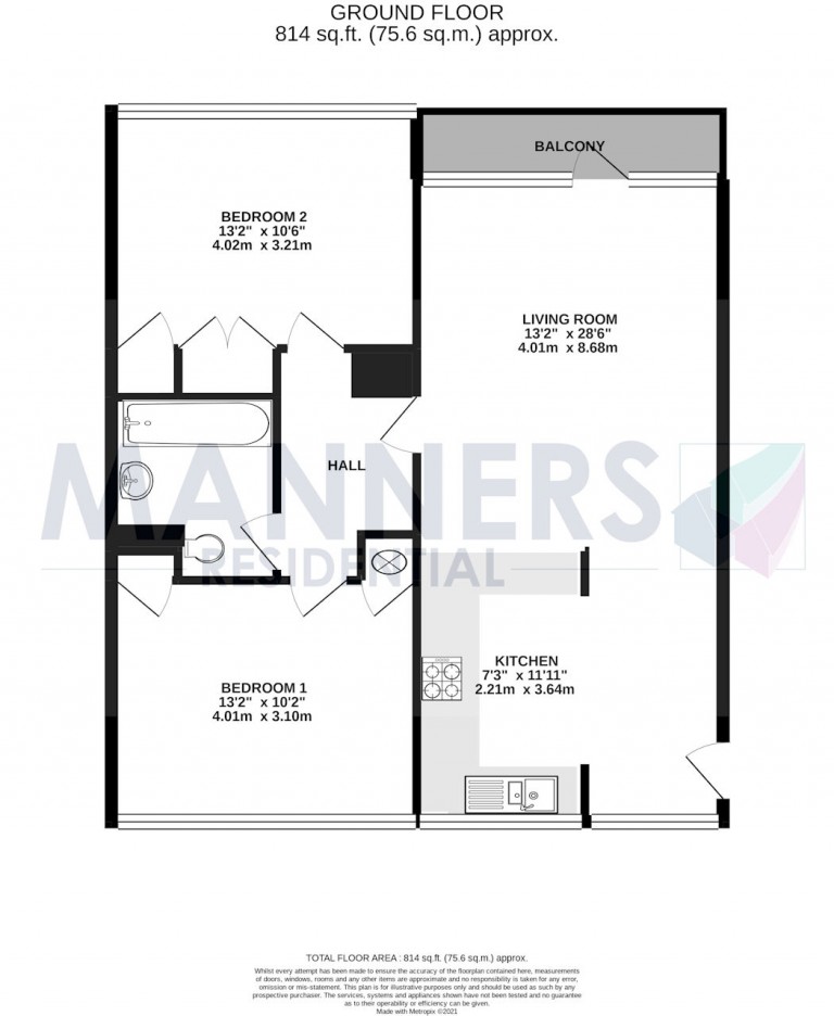 Floorplans For Hill View Court, Woking
