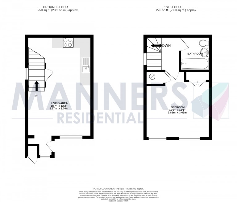Floorplans For Mount Hermon Road, Woking