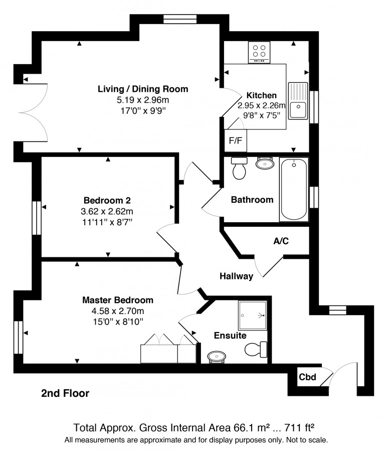 Floorplans For Heathside Road, Woking