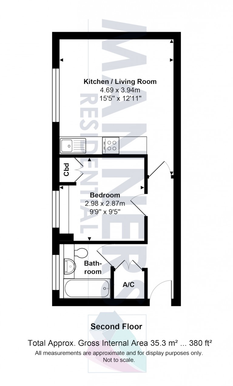 Floorplans For Brewery Road, Woking