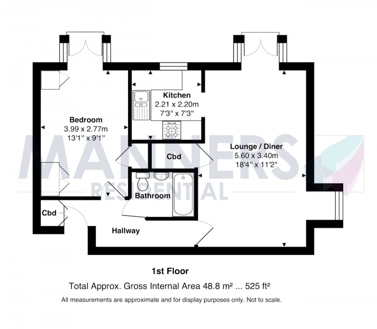 Floorplans For Midhope Road, Woking