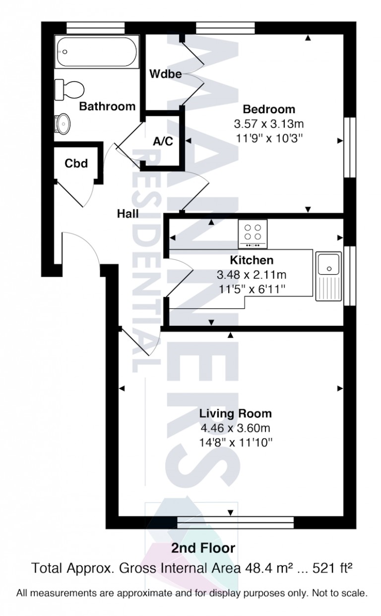 Floorplans For Heathside Road, Woking