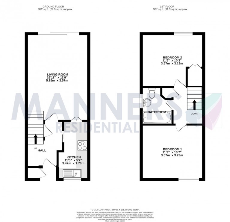 Floorplans For Knaphill, Woking