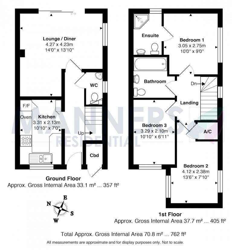 Floorplans For Vale Farm Road, Woking