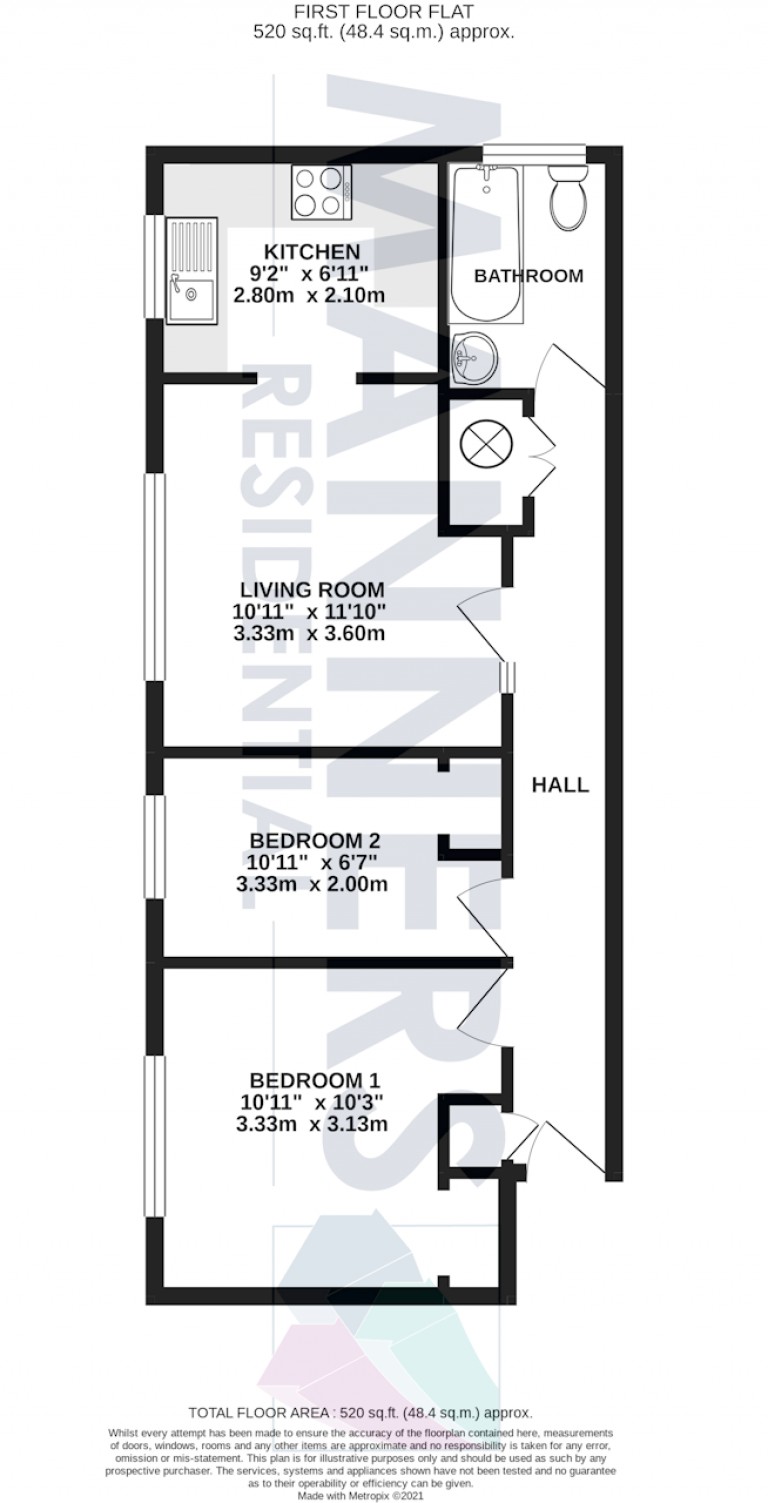 Floorplans For Hallington Close, Woking