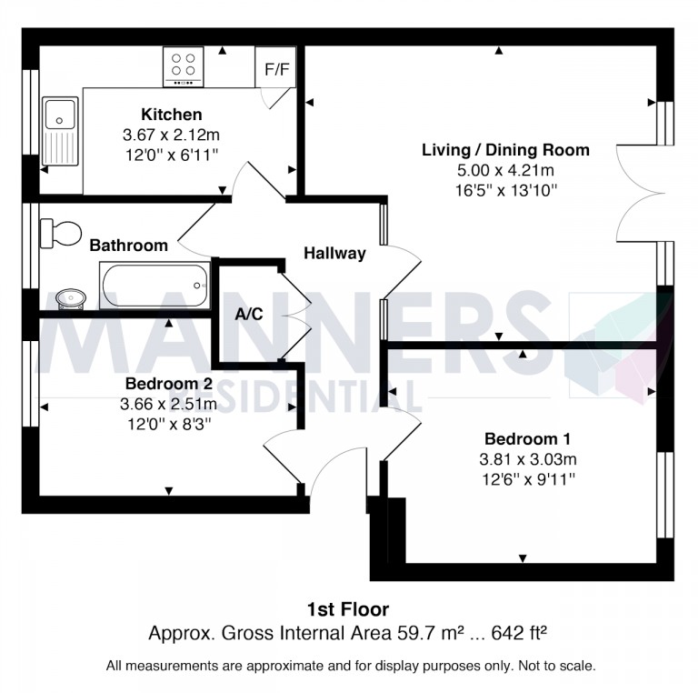 Floorplans For Midhope Road, Woking