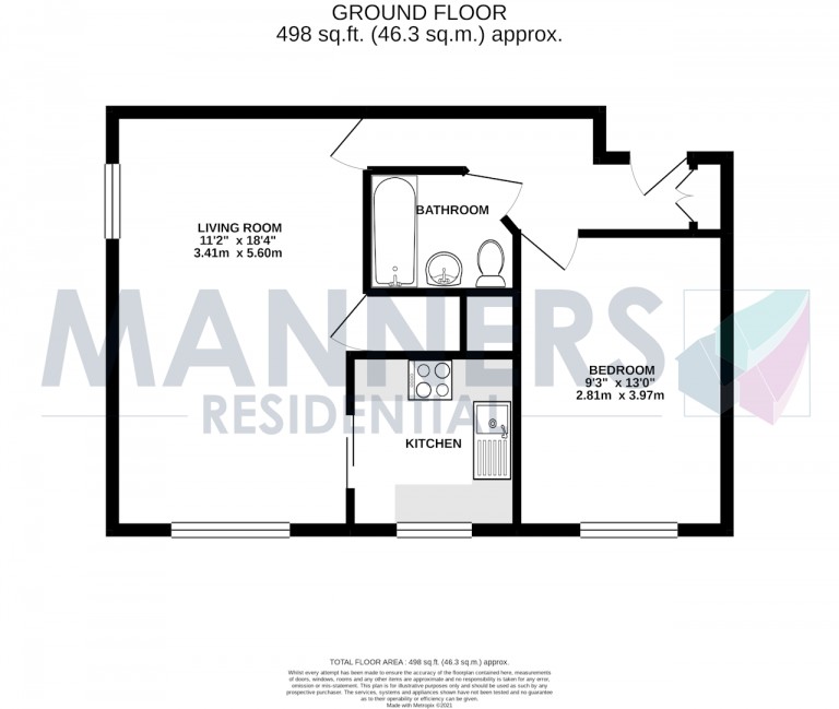 Floorplans For Midhope Road, Woking