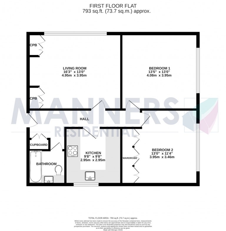 Floorplans For Brewery Road, Woking