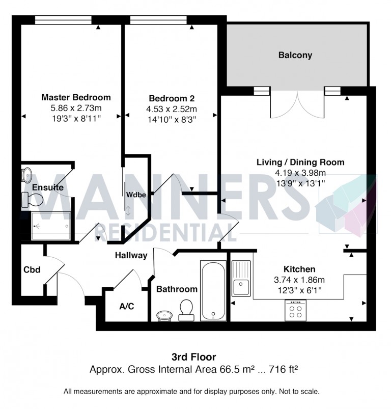 Floorplans For Stanley Road, Woking