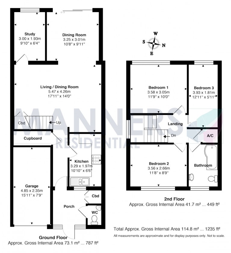 Floorplans For Lampeter Close, Woking