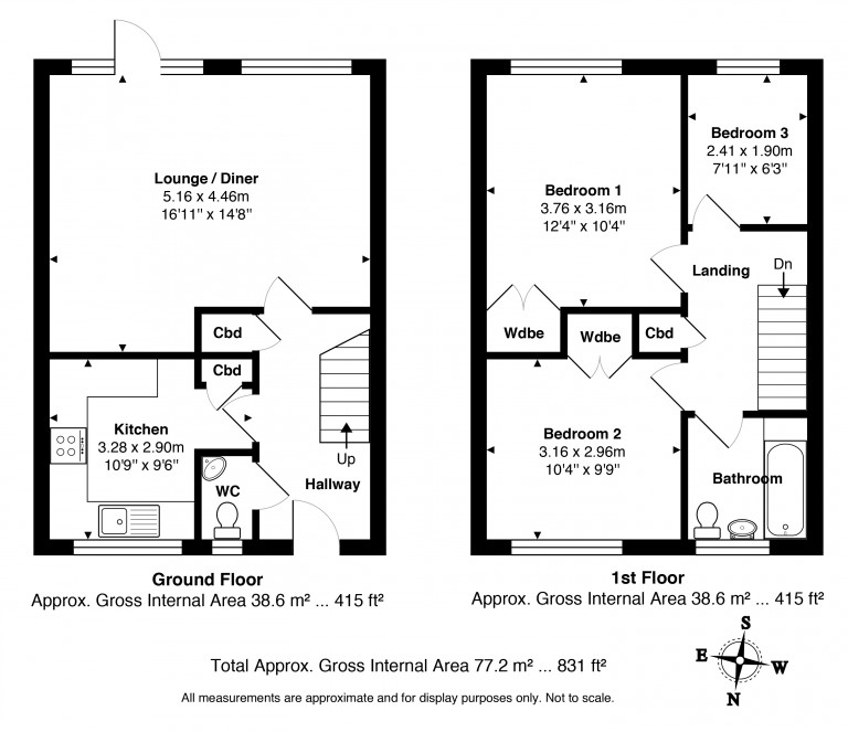 Floorplans For Cavenham Close, Woking