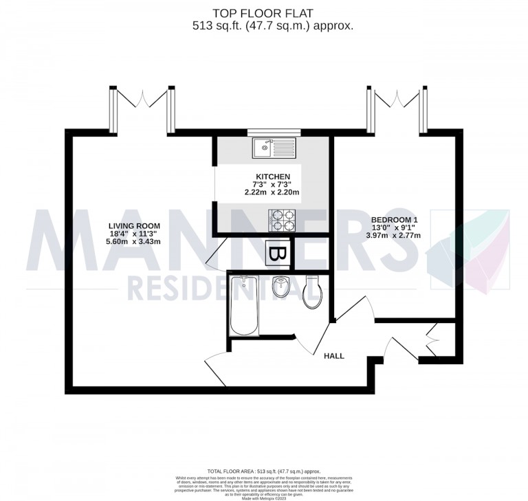 Floorplans For Midhope Road, Woking