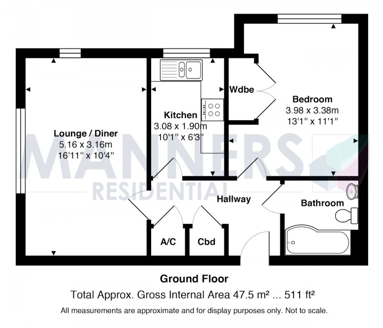 Floorplans For Heathside Road, Woking
