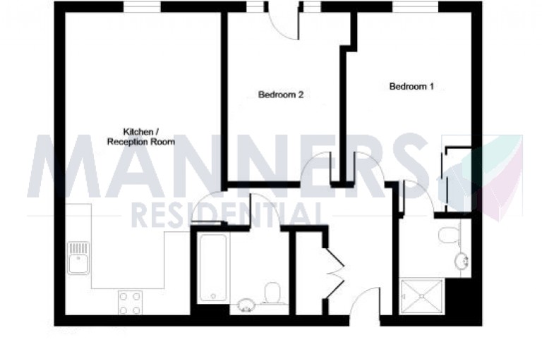 Floorplans For Flambard Way, Godalming
